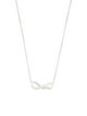David Yurman 18K Diamond Continuance Pendant Necklace