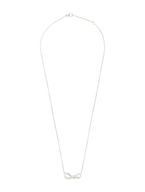 David Yurman 18K Diamond Continuance Pendant Necklace