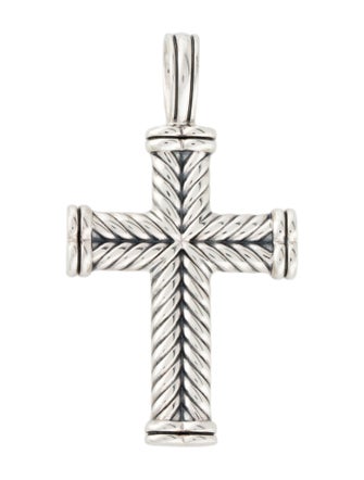 David Yurman Chevron Cross Pendant