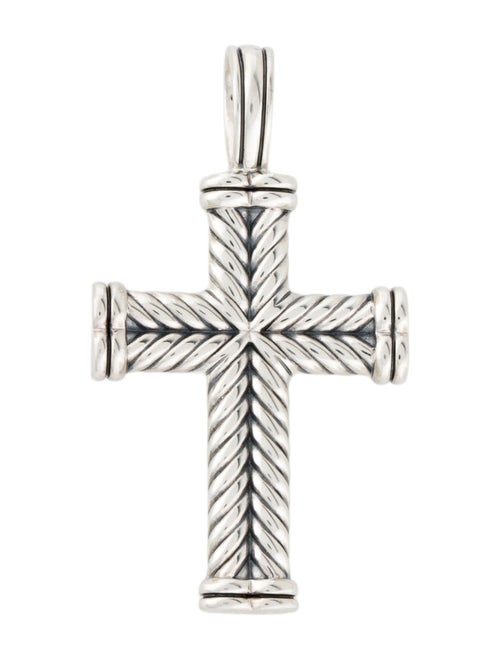 David Yurman Chevron Cross Pendant