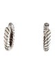 David Yurman Diamond Petite Pavé Huggie Hoop Earrings