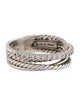 David Yurman Diamond Crossover Band Ring