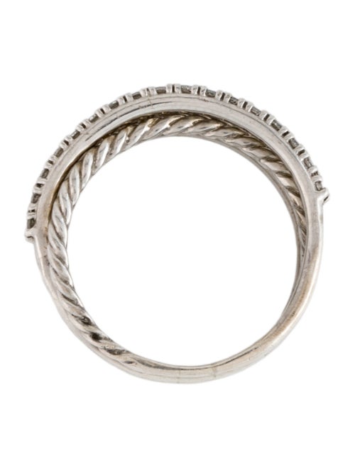 David Yurman Diamond Crossover Band Ring