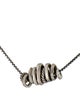 David Yurman Diamond Stax Rondelle Pendant Necklace