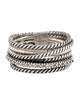 David Yurman Diamond Crossover Ring