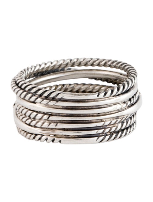 David Yurman Diamond Crossover Ring