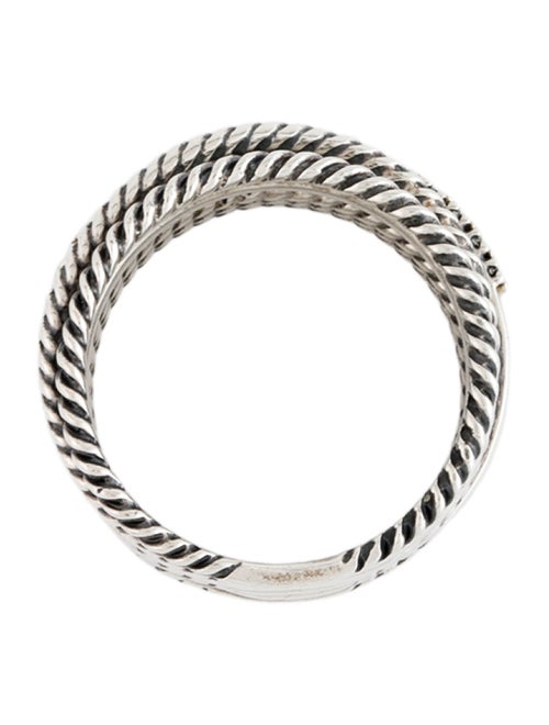 David Yurman Diamond Crossover Ring