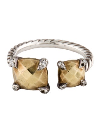 David Yurman Diamond Chatelaine Bypass Ring