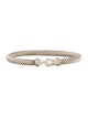 David Yurman Diamond Buckle Classic Cable Bracelet