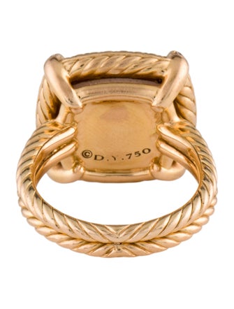 David Yurman 18K Morganite & Diamond Chatelaine Cocktail Ring