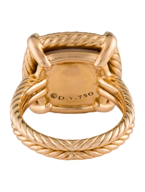 David Yurman 18K Morganite & Diamond Chatelaine Cocktail Ring