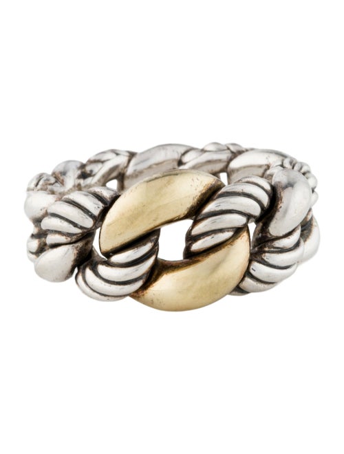 David Yurman Two-Tone Belmont® Curb Link Ring