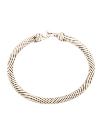 David Yurman Two-Tone Buckle Cable Classic Bracelet