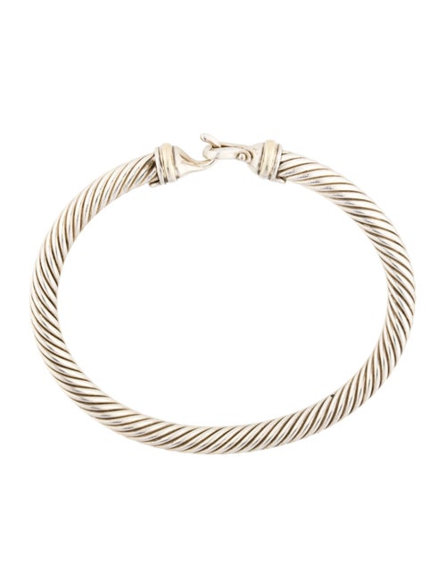 David Yurman Two-Tone Buckle Cable Classic Bracelet