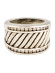 David Yurman Diamond Sculpted Cable Cigar Band