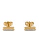 David Yurman 18K Diamond Lexington Stud Earrings