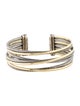 David Yurman Two-Tone Crossover Cuff Bracelet