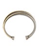 David Yurman Two-Tone Crossover Cuff Bracelet