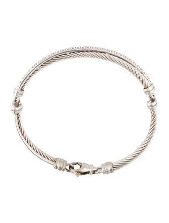 David Yurman Diamond Crossover Bracelet