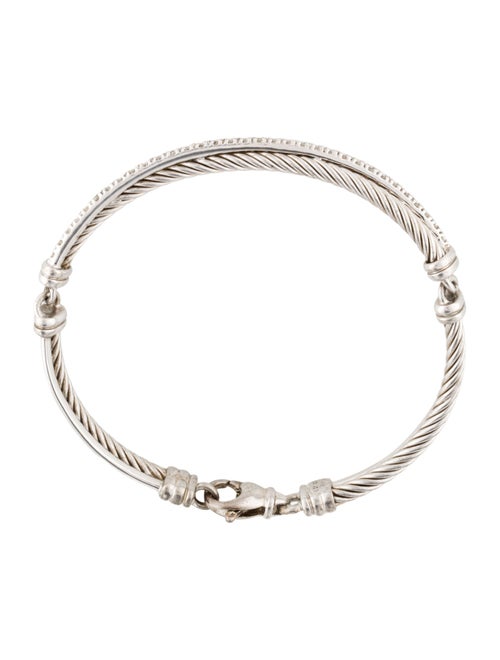 David Yurman Diamond Crossover Bracelet