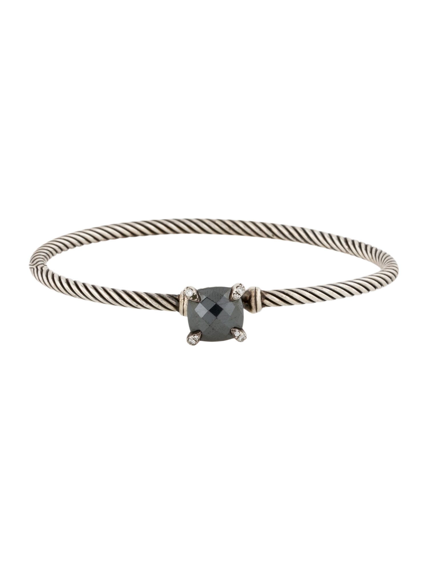 David Yurman Hematine & Diamond Chatelaine® Bracelet