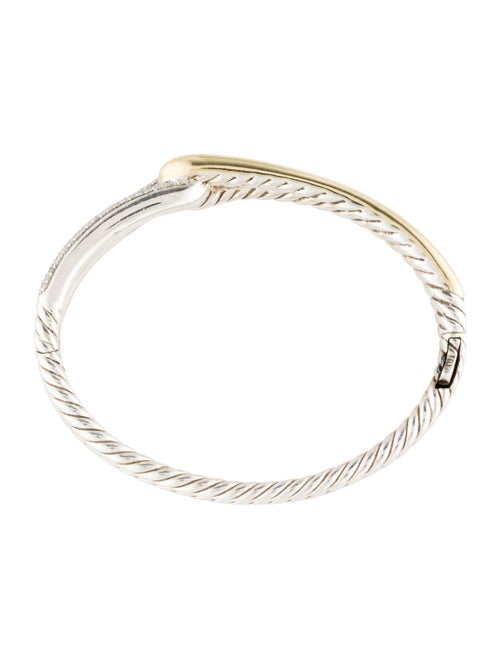 David Yurman Diamond Single Loop Bracelet