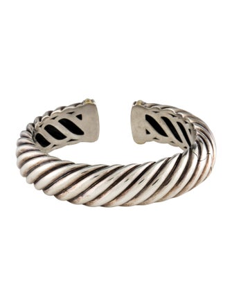 David Yurman Two-Tone Sculpted Cable Bracelet