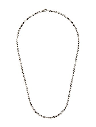 David Yurman Box Chain Necklace