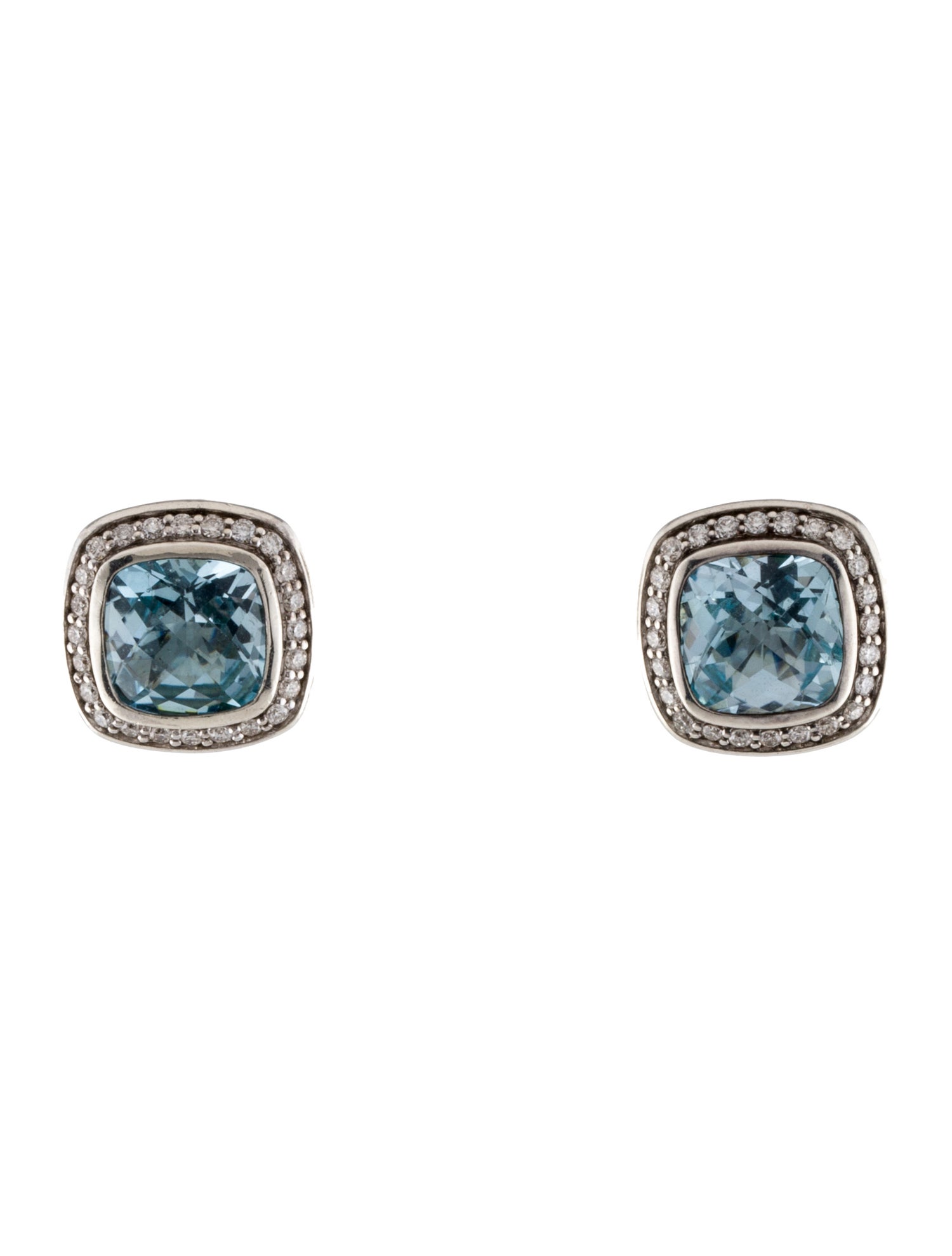 David Yurman Topaz & Diamond Albion® Stud Earrings