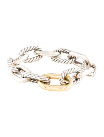 David Yurman Two-Tone Madison Link Bracelet