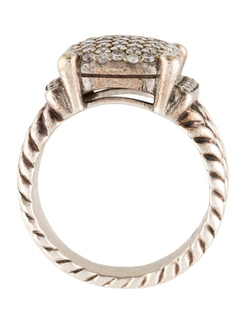 David Yurman 1.12ctw Diamond Wheaton Cocktail Ring