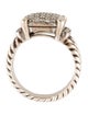 David Yurman 1.12ctw Diamond Wheaton Cocktail Ring