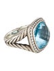 David Yurman Topaz & Diamond Albion Cocktail Ring