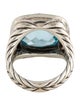David Yurman Topaz & Diamond Albion Cocktail Ring