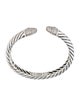 David Yurman 1.17ctw Diamond Waverly Cuff Bracelet