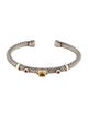 David Yurman Citrine & Rhodolite Cuff Bracelet