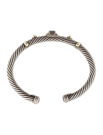 David Yurman Citrine & Rhodolite Cuff Bracelet