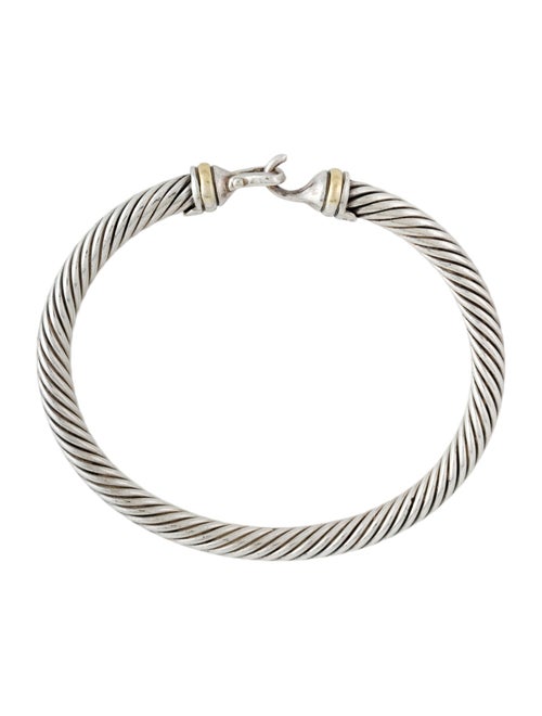 David Yurman Two Tone Buckle Classic Cable Bracelet