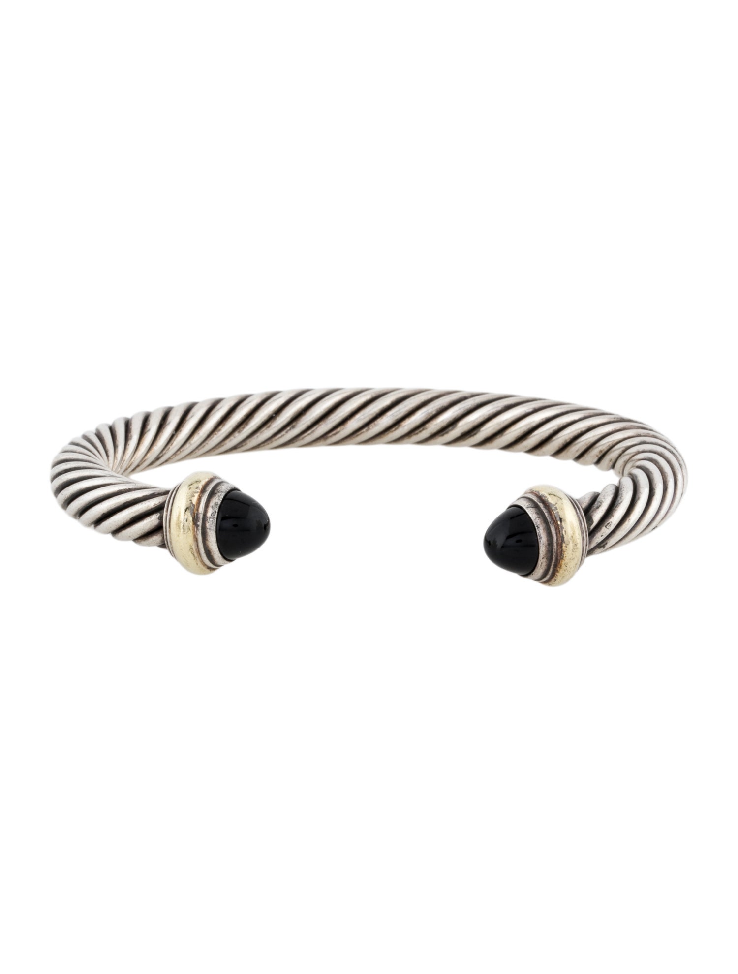 David Yurman Onyx Classic Cable Bracelet