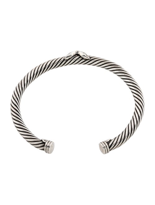 David Yurman Diamond X Classic Cable Station Bracelet