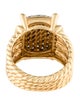 David Yurman 18K 1.14ctw Diamond Wheaton Cocktail Ring
