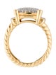 David Yurman 18K 1.14ctw Diamond Wheaton Cocktail Ring