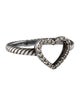 David Yurman Diamond Open Heart Ring