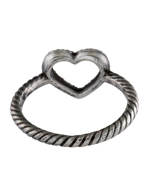 David Yurman Diamond Open Heart Ring