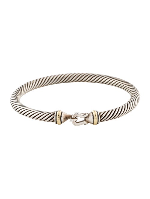David Yurman Two-Tone Buckle Classic Cable Bracelet