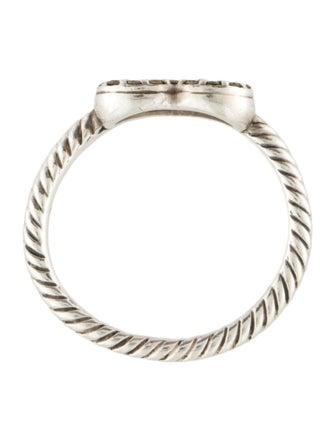 David Yurman Diamond Open Heart Cocktail Ring