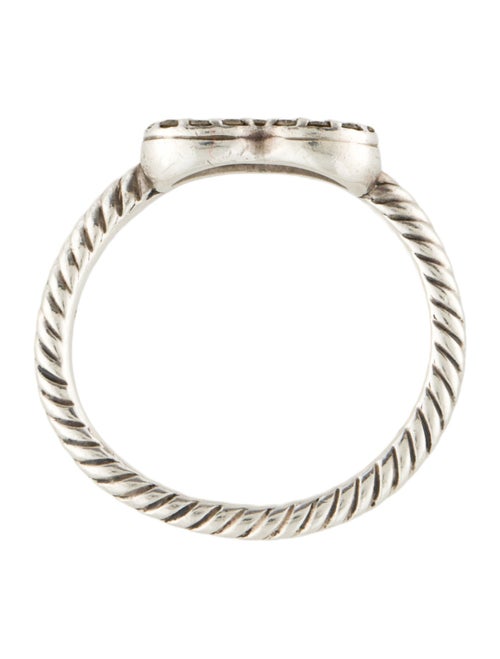 David Yurman Diamond Open Heart Cocktail Ring