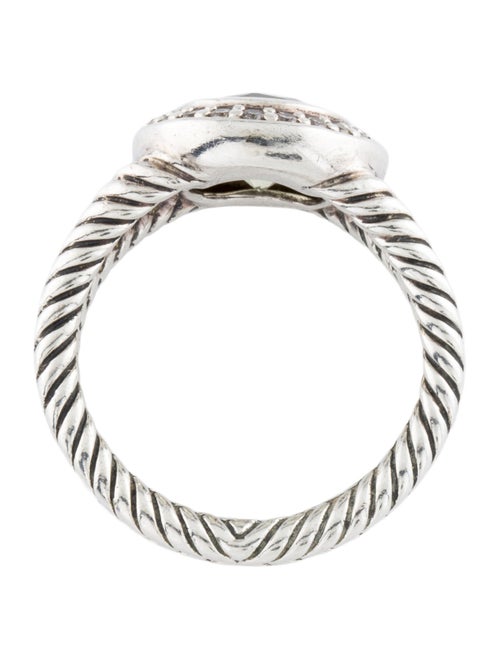 David Yurman Prasiolite & Diamond Cerise Cocktail Ring