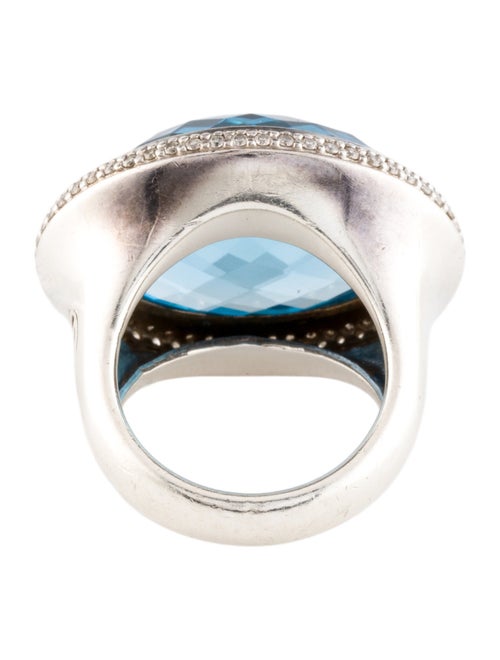 David Yurman Topaz & Diamond Cocktail Ring