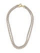 David Yurman Rhodolite Buckle Double Wheat Chain Necklace